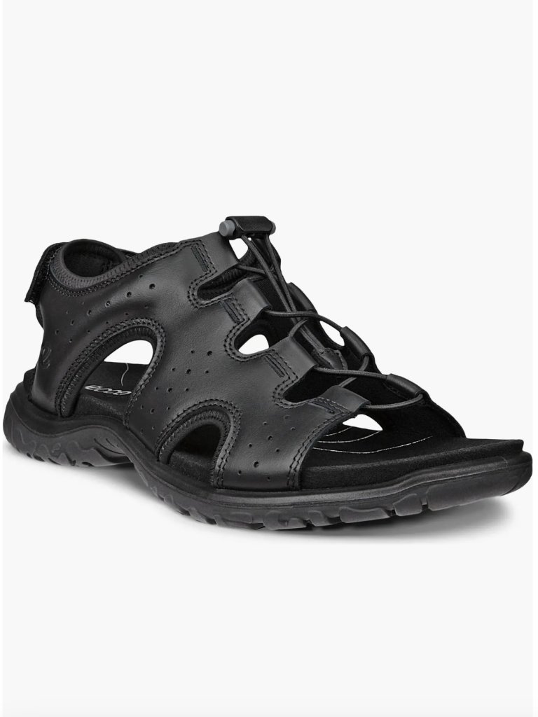 Ecco Offroad Roam Gladiator Sandal In Black, Size 40